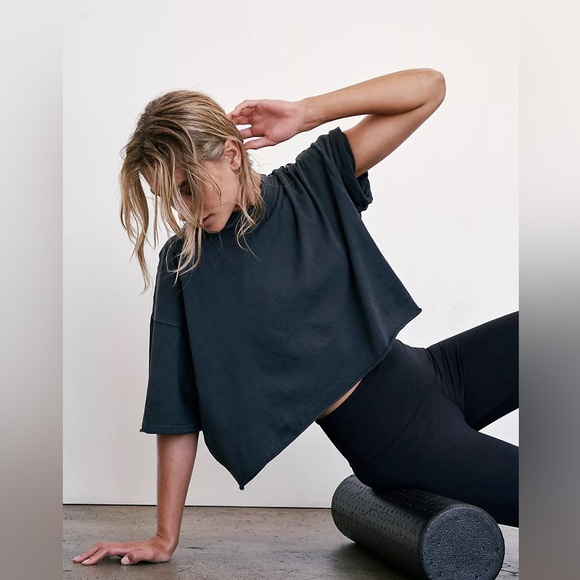 NWT Free People FP Movement Inspire Tee in Black - Picture 4 of 11